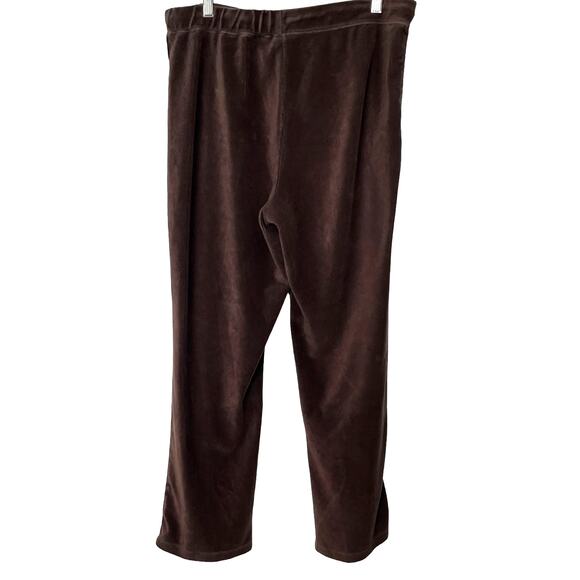 MOUNTAIN LAKE CASUALS HI-RISE PANTS, WOMENS, L, BROWN, DRAWCORD, BRUSHED COTTON - Picture 4 of 9